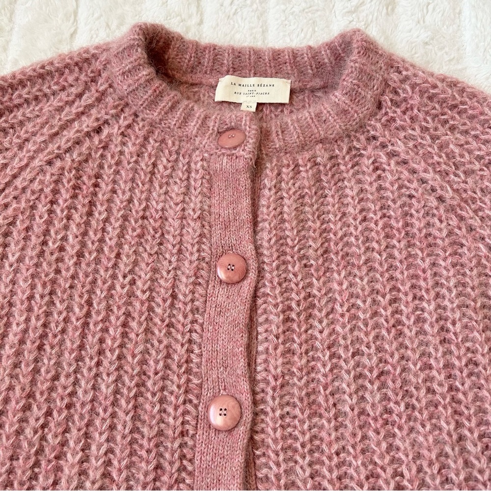 Sezane Pink Knit Sweater - Picture 13 of 14